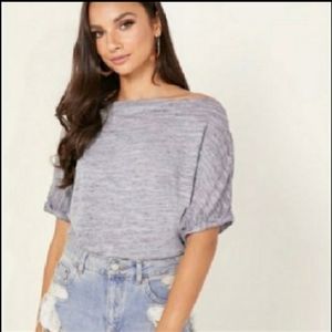 Free People Astrid Convertible Neck T-shirt